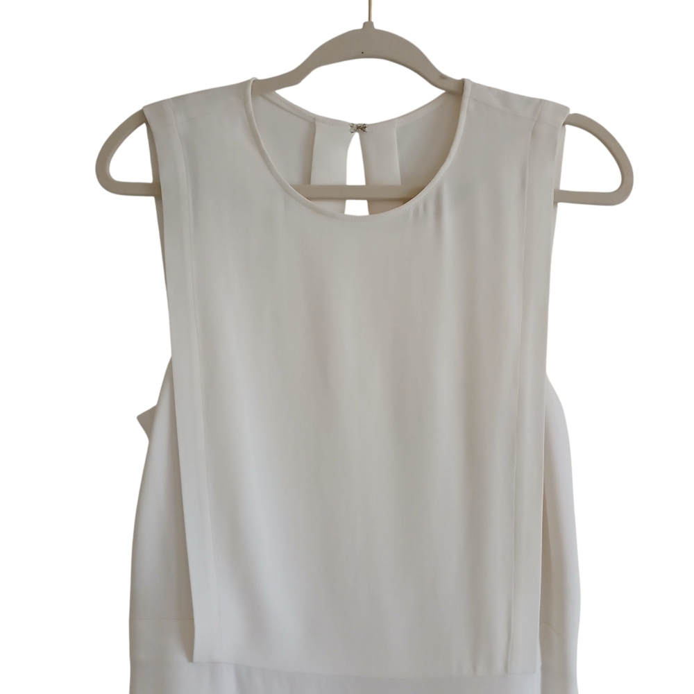 NEW Theory Rimlan Dress Women's 10 Spiaggia Fabric Lined A-Line Knee Length - Picture 5 of 14